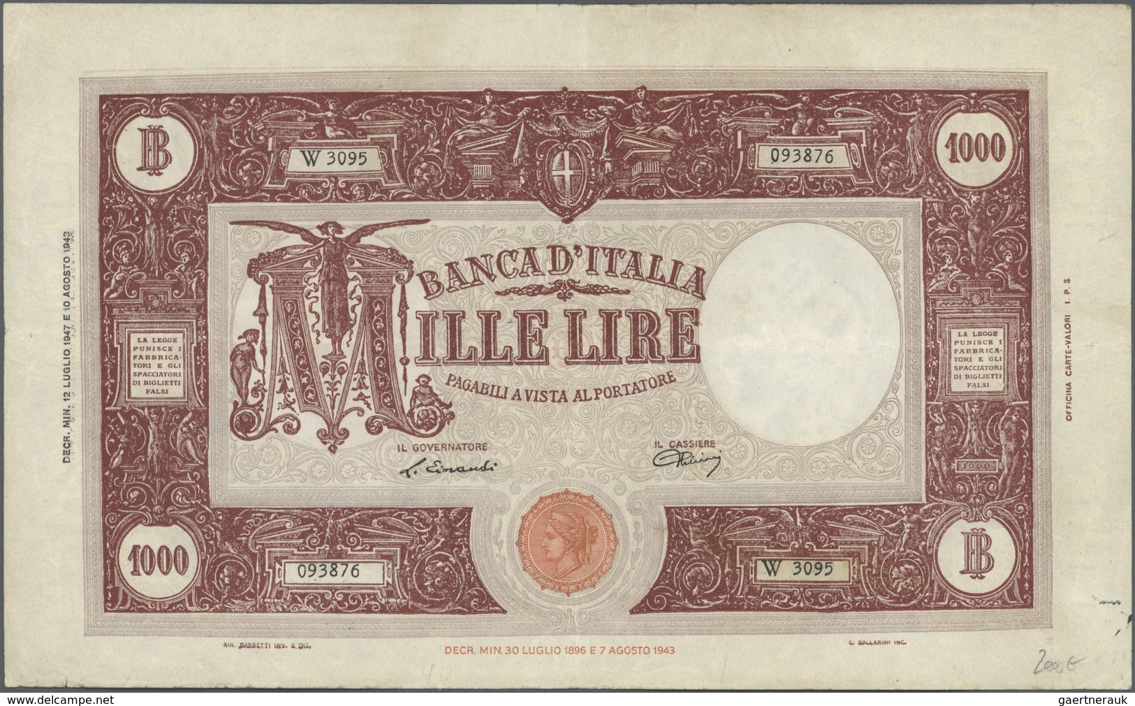 01876 Italy / Italien: Large Lot Of 14 Mostly Different Issues Of 1000 Lire From P. 62 To 81, Containing T - Andere & Zonder Classificatie