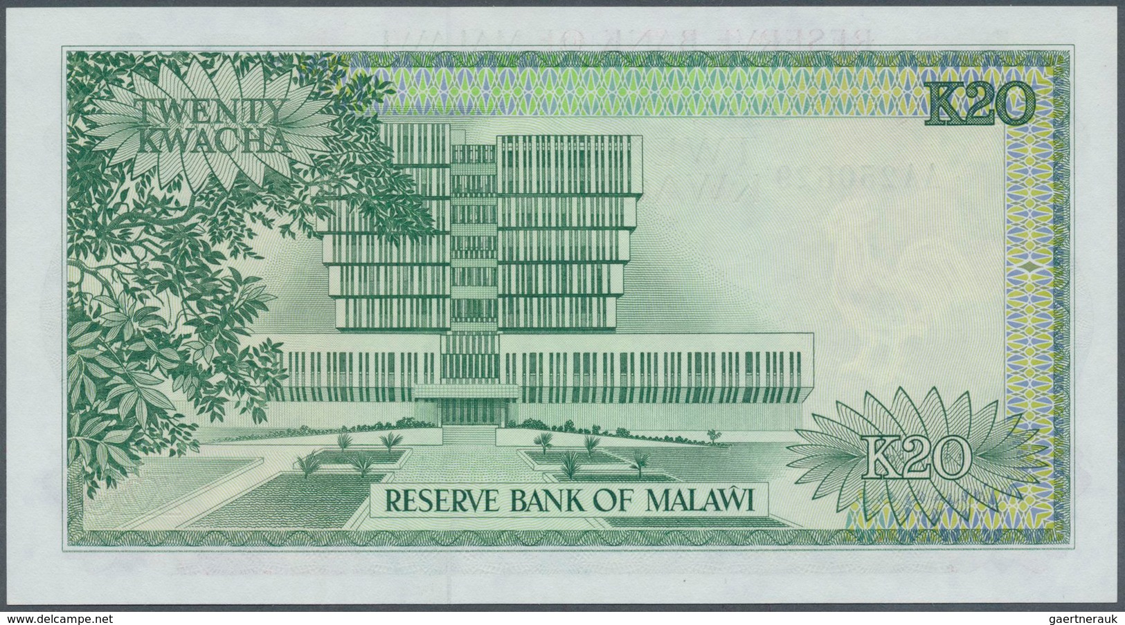 01965 Malawi: 20 Kwacha 1983 P. 17a In Condition: UNC. - Malawi