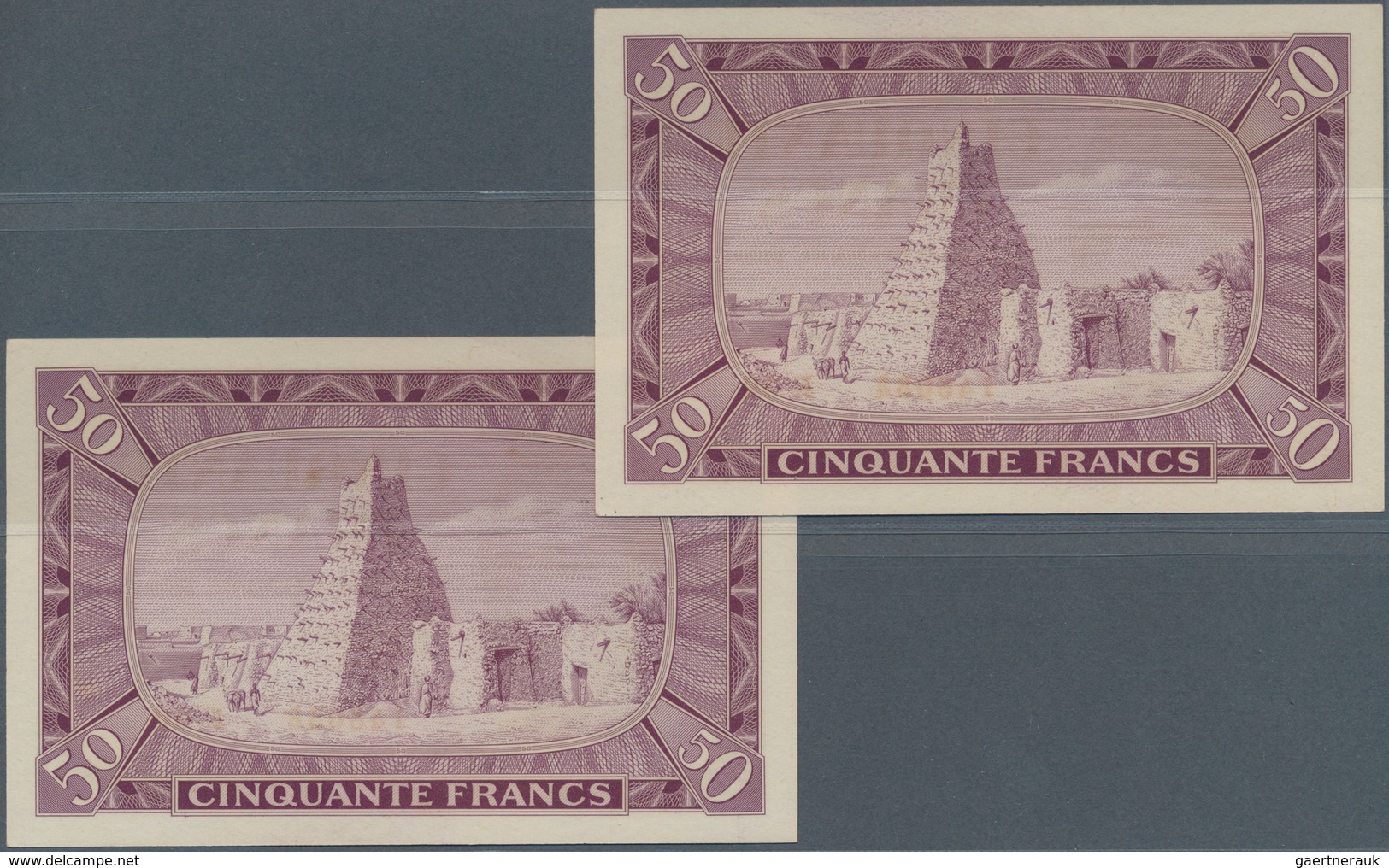 02001 Mali: 2 Pcs 50 Francs 1960 P. 1 In Condition: UNC. (2 Pcs) - Mali