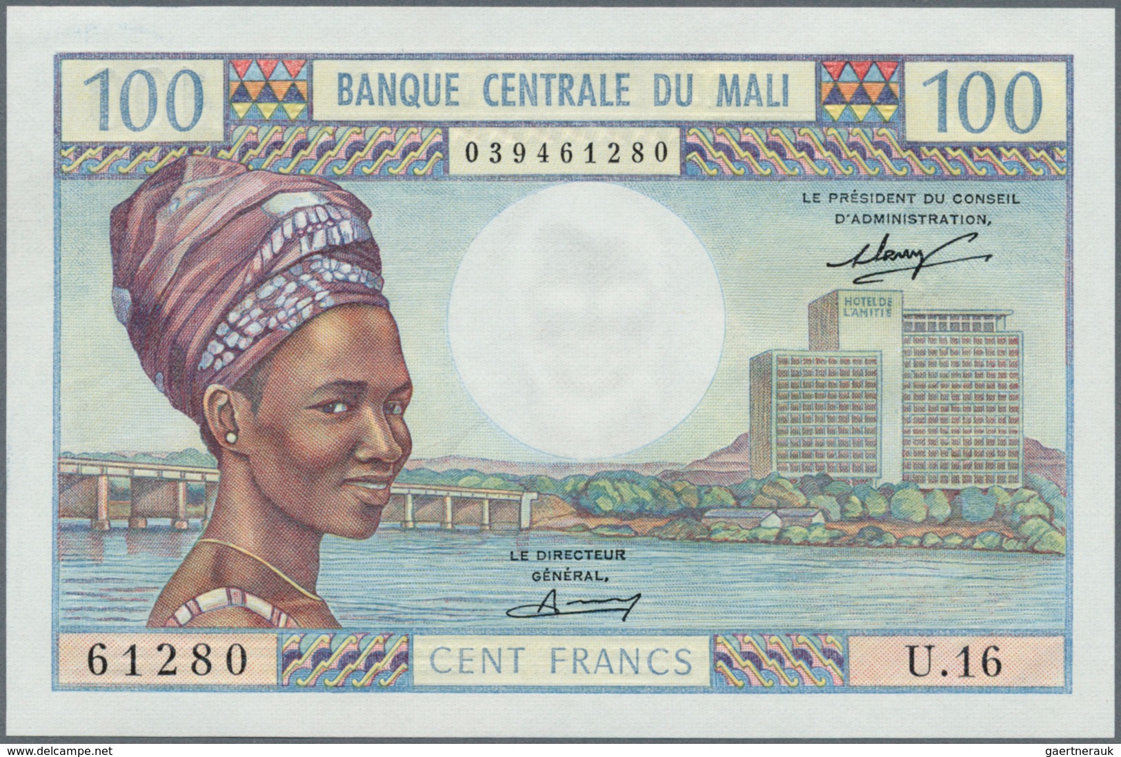 02006 Mali: 100 Francs ND P. 11 In Condition: UNC. - Malí