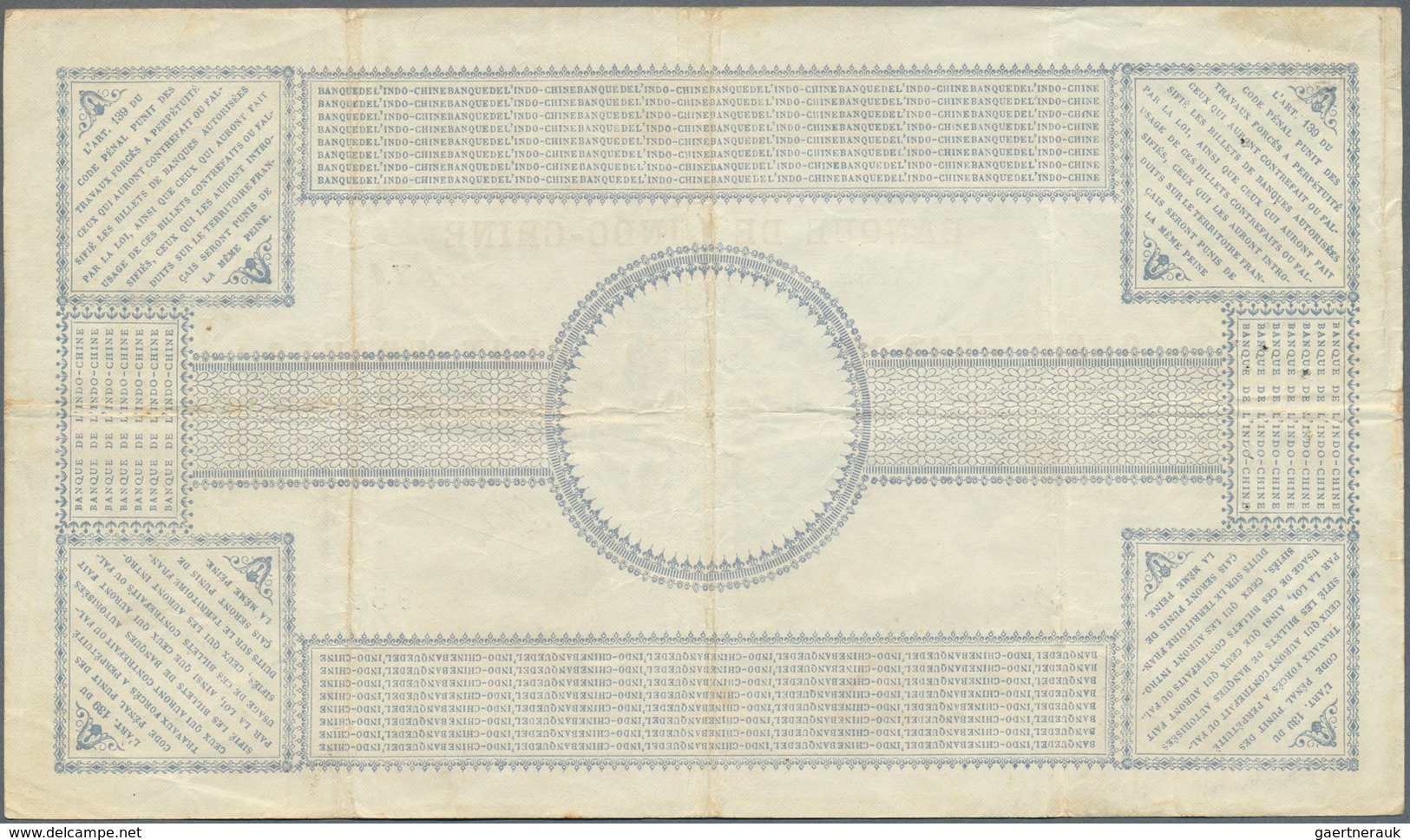 02084 New Caledonia / Neu Kaledonien: 100 Francs 1914 Noumea Banque De L'Indochine P. 17, Dated 11.03.1914 - Numea (Nueva Caledonia 1873-1985)