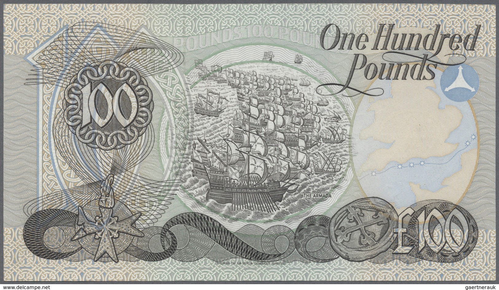 02130 Northern Ireland / Nordirland: 100 Pounds 1988 P. 9, Allied Irish Banks, Light Creases In Paper, No - Altri & Non Classificati