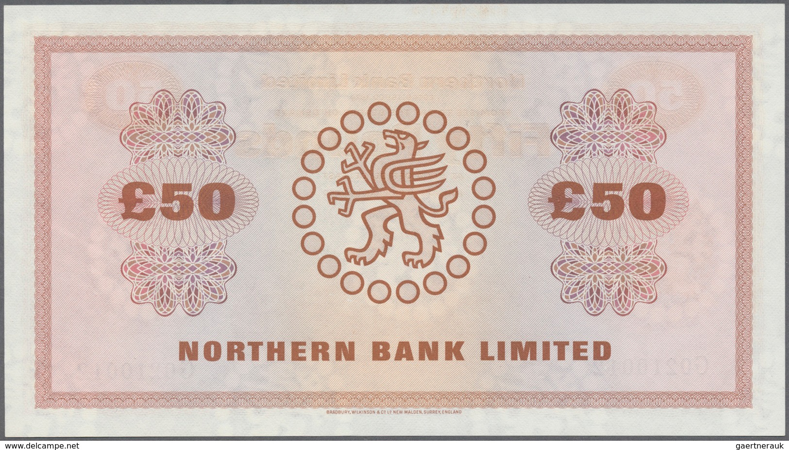 02146 Northern Ireland / Nordirland: 50 Pounds 1981 P. 191c, Northern Bank Limited, Only A Light Dint At R - Andere & Zonder Classificatie