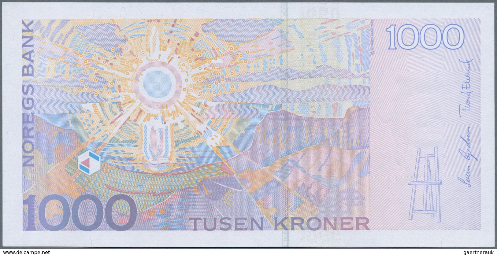 02175 Norway / Norwegen: 1000 Kroner 2004 P. 52 In Condition: UNC. - Noorwegen