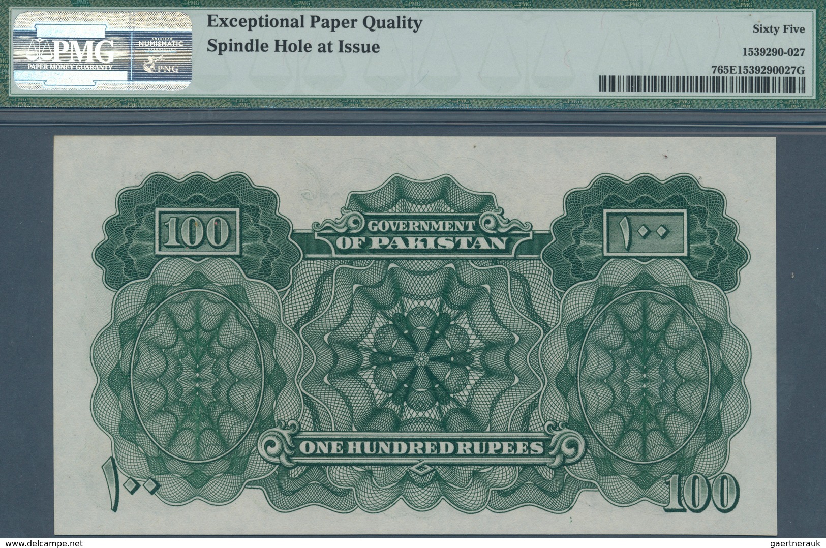 02180 Pakistan: 100 Rupees ND(1948) P. 7 In Condition: PMG Graded 65 GEM UNC EPQ. - Pakistán