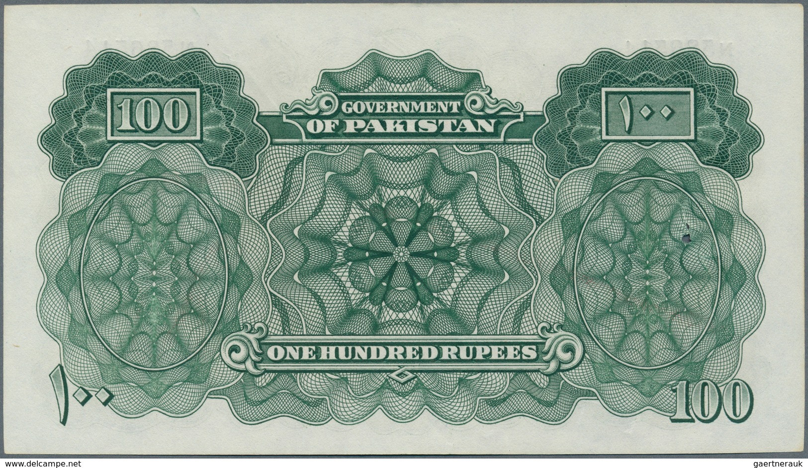 02181 Pakistan: Set Of 2 CONSECUTIVE Notes 100 Rupees ND(1948) P. 7 With Serial Numbers #586513-#586514, B - Pakistán