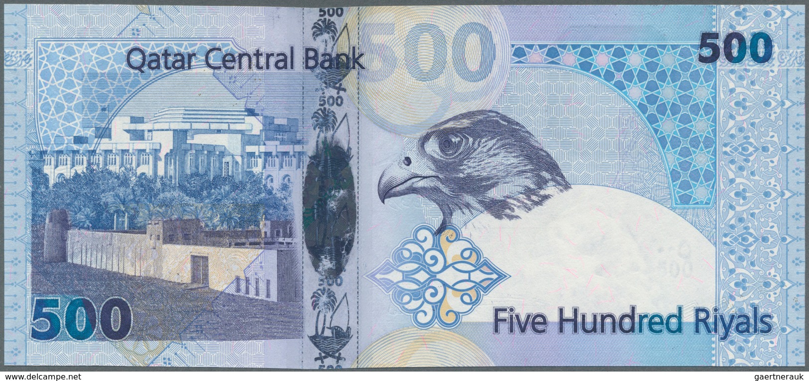 02247 Qatar: 500 Riyal 2007 P. 27 In Condition: UNC. - Qatar