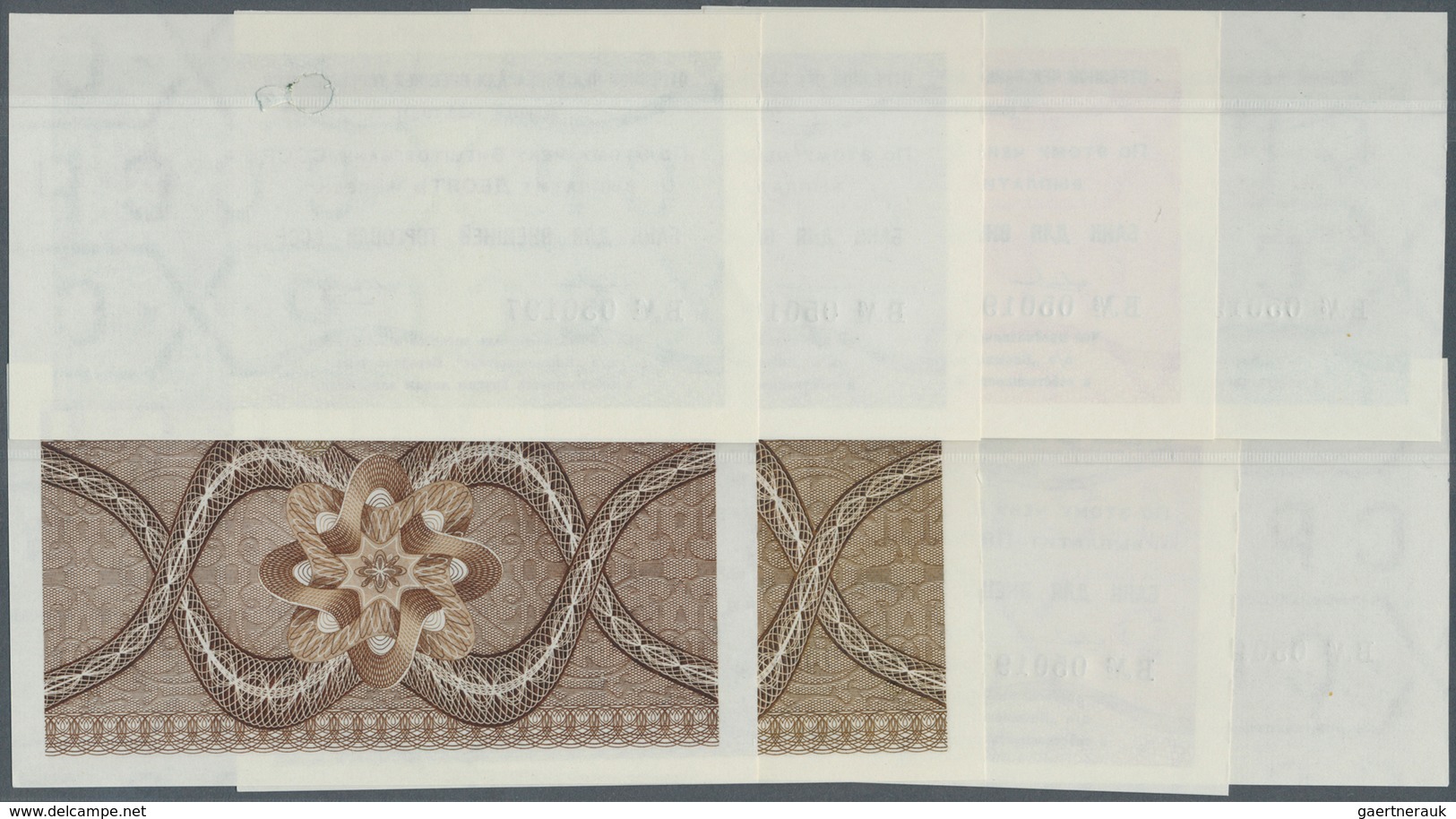 02269 Russia / Russland: USSR Foreign Exchange Certificates 1, 2, 5, 10, 20, 50 Kopeks And 1 And 2 Rubles - Rusland