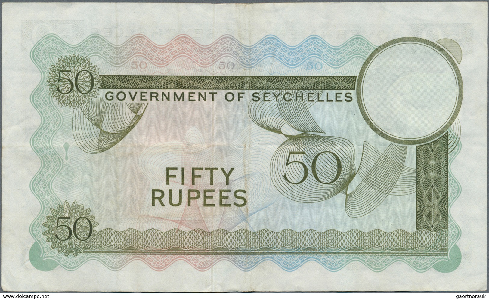 02356 Seychelles / Seychellen: Very Nice Lot With 6 Notes Of The 50 Rupees SEX Note, Comprising Two Pieces - Seychellen