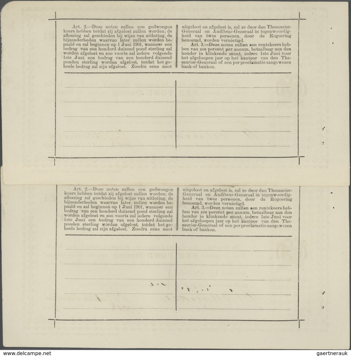 02380 South Africa / Südafrika: Set Of 2 Consecutive Notes 1 Pound 1900 Boer War Notes P. 60, In Condition - Suráfrica