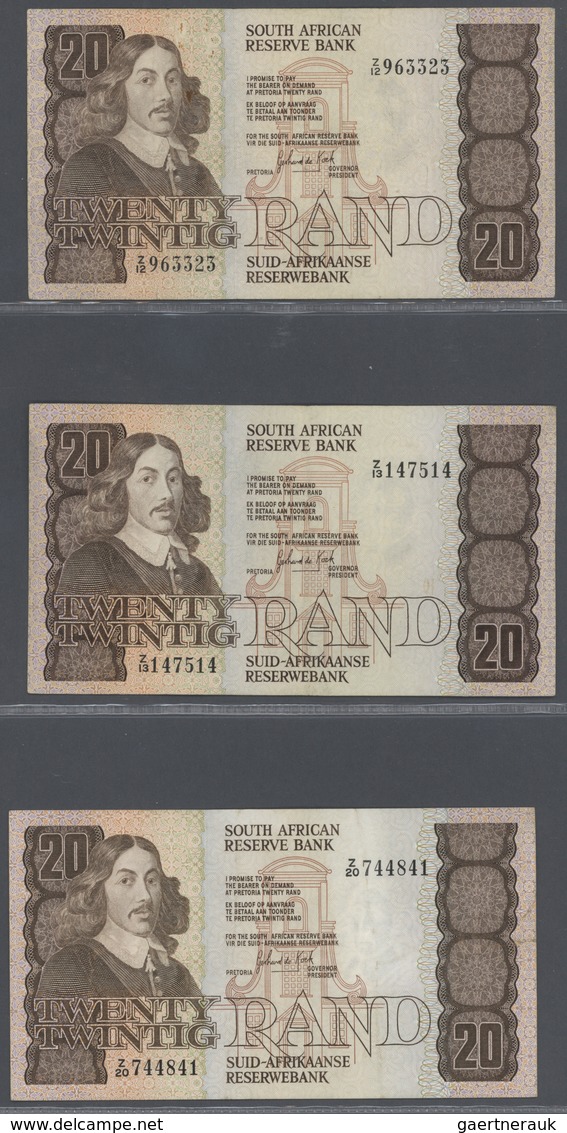 02385 South Africa / Südafrika: Large Set Of 31 REPLACEMENT Notes Containing 2x 10 Rand P. 113, 1x 50 Rand - Suráfrica