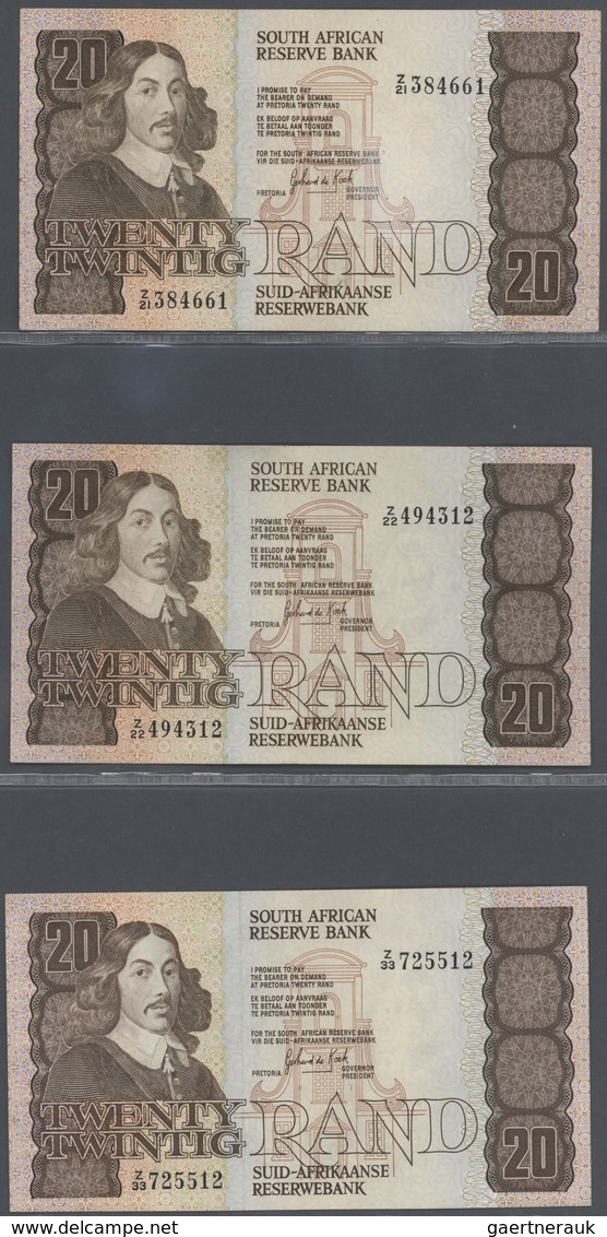 02385 South Africa / Südafrika: Large Set Of 31 REPLACEMENT Notes Containing 2x 10 Rand P. 113, 1x 50 Rand - Zuid-Afrika