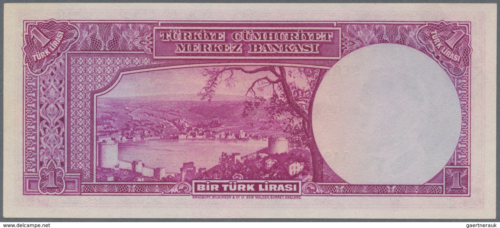 02530 Turkey / Türkei: 1 Lirasi L. 1930 (1940-1944) "?nönü" - Interim Issue, P.135 In Almost Perfect Condi - Turkey