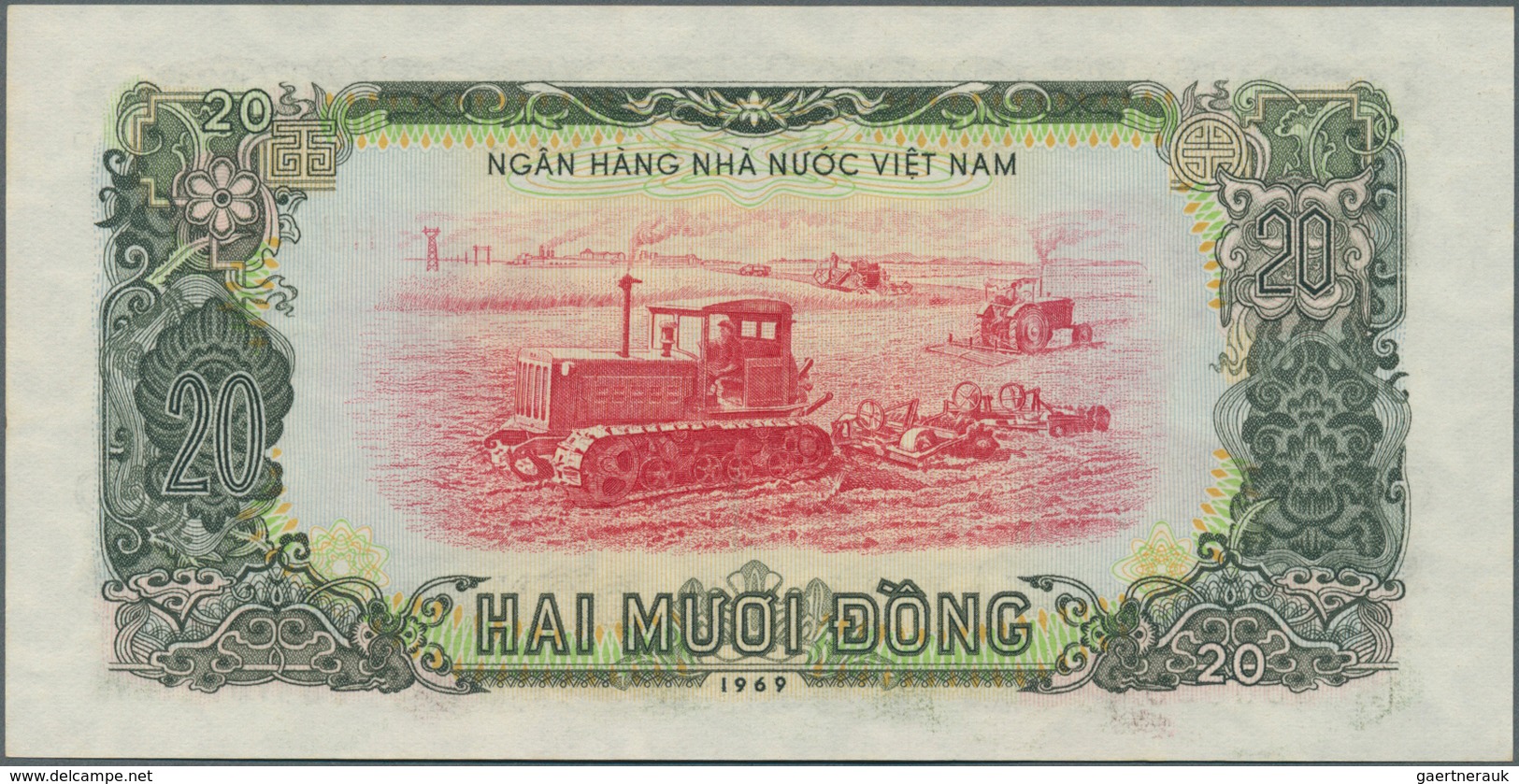 02613 Vietnam: 20 Dong 1969 Not Issued, P.78A In UNC - Vietnam