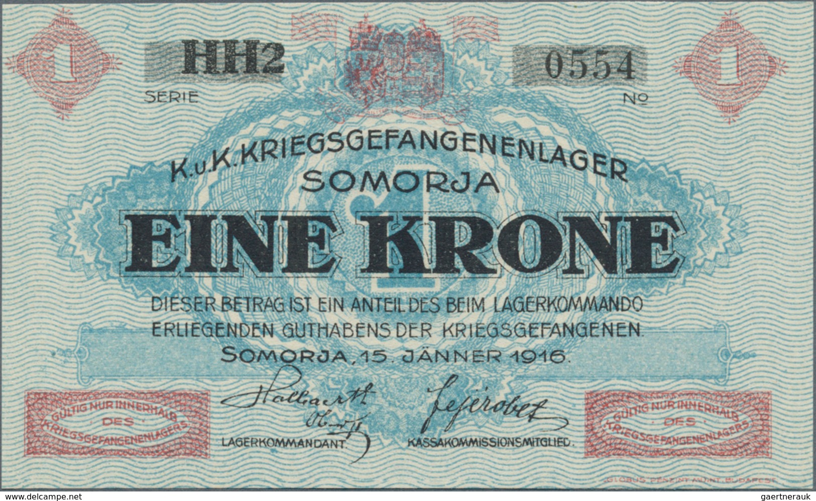 02721 Austria / Österreich: Set With 37 POW Camp Money Issues World War I, Comprising 10, 20, 50 Heller An - Oostenrijk