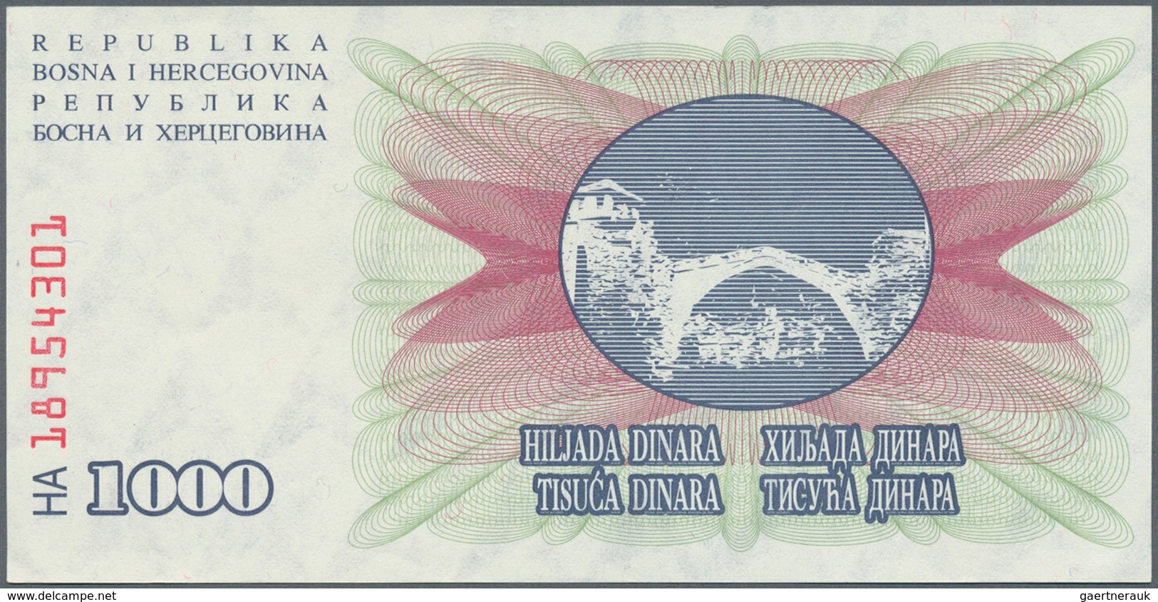 02728 Bosnia & Herzegovina / Bosnien & Herzegovina: 1992/1993 (ca.), Ex Pick 1-150, Quantity Lot With 1953 - Bosnia Erzegovina