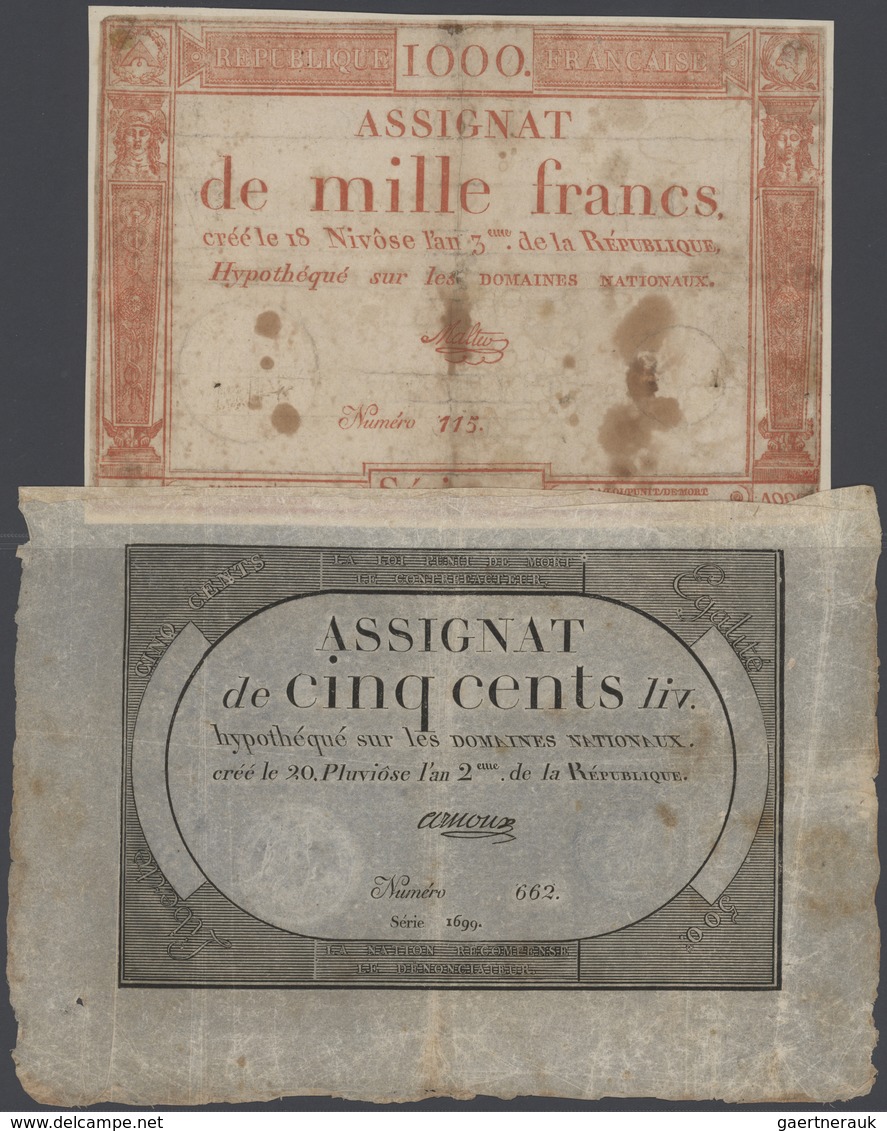 02764 France / Frankreich: Huge Collection France Assignates, Regional Notgeld, Bon De Solidarité, Tresor - Otros & Sin Clasificación