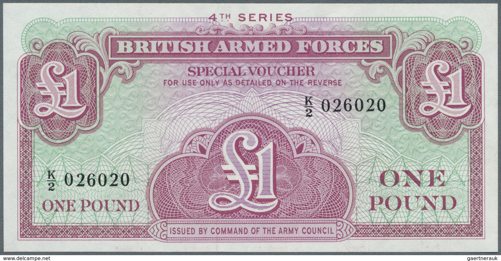 02770 Great Britain / Großbritannien: 1978 (ca.), "BRITISH ARMED FORCES", Ex Pick M 22-49, Quantity Lot Wi - Andere & Zonder Classificatie