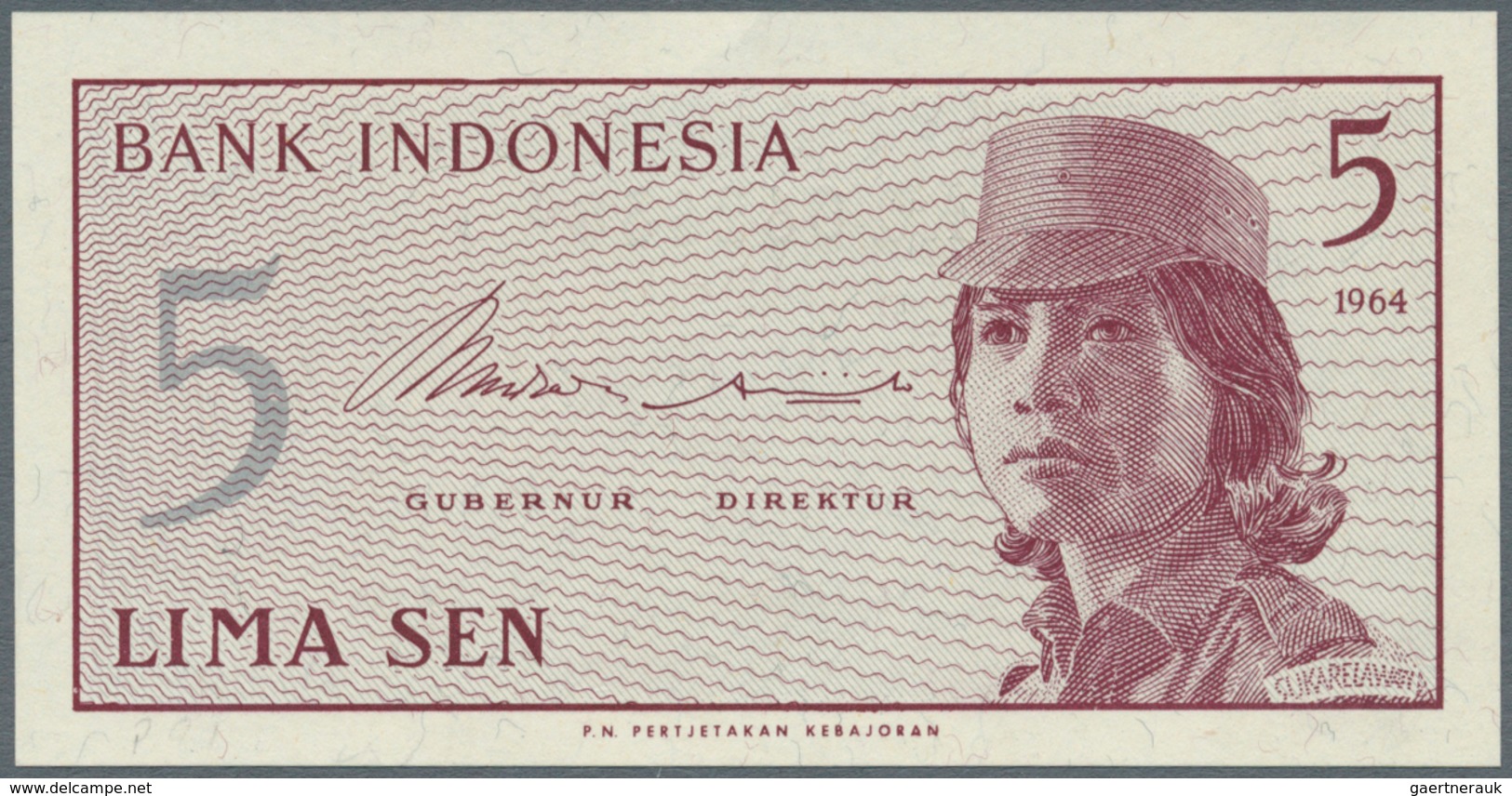 02787 Indonesia / Indonesien: 1954/2009 (ca.), Ex Pick 72-141, Quantity Lot With Ca. 1400 Banknotes In Goo - Indonesia