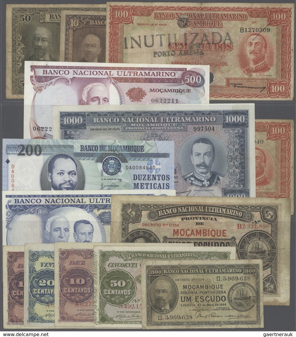 02828 Mozambique: Lot Of About 200 Banknotes From Mozambique, Different Series And Denominations, Various - Mozambico