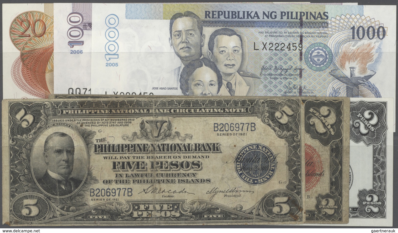 02837 Philippines / Philippinen: Dealers Lot Of About 700-750 Banknotes From Philippines Containing In Dif - Filipinas