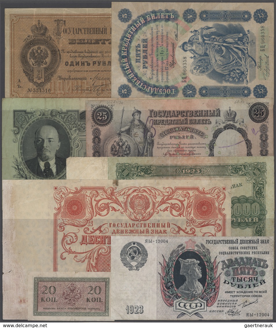 02844 Russia / Russland: Huge Collection Of 837 Banknotes In 5 Collectors Books Russia And Former Russian - Rusia