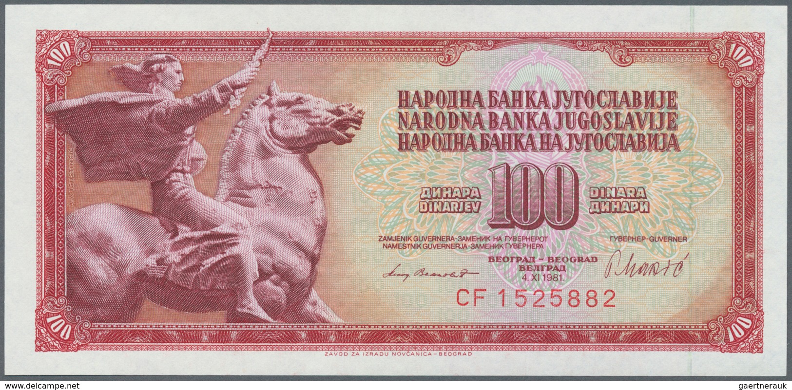 02898 Yugoslavia / Jugoslavien: 1955/2001 (ca.), Ex Pick 69-153, Quantity Lot With 6244 Banknotes In Good - Joegoslavië