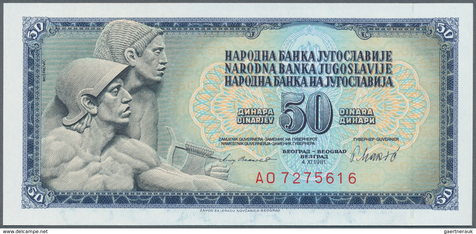 02898 Yugoslavia / Jugoslavien: 1955/2001 (ca.), Ex Pick 69-153, Quantity Lot With 6244 Banknotes In Good - Jugoslavia