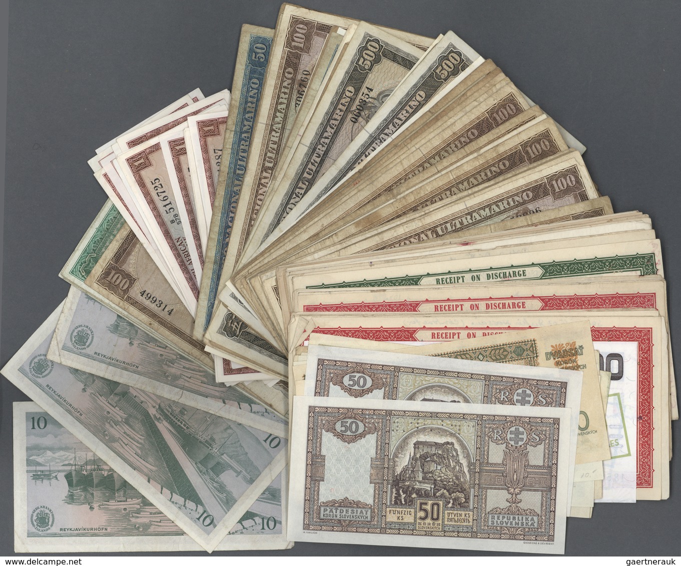 02904 Alle Welt: Large Lot Of About 10kg Of Banknotes From All Over The World, From G To UNC Condition, Va - Otros & Sin Clasificación