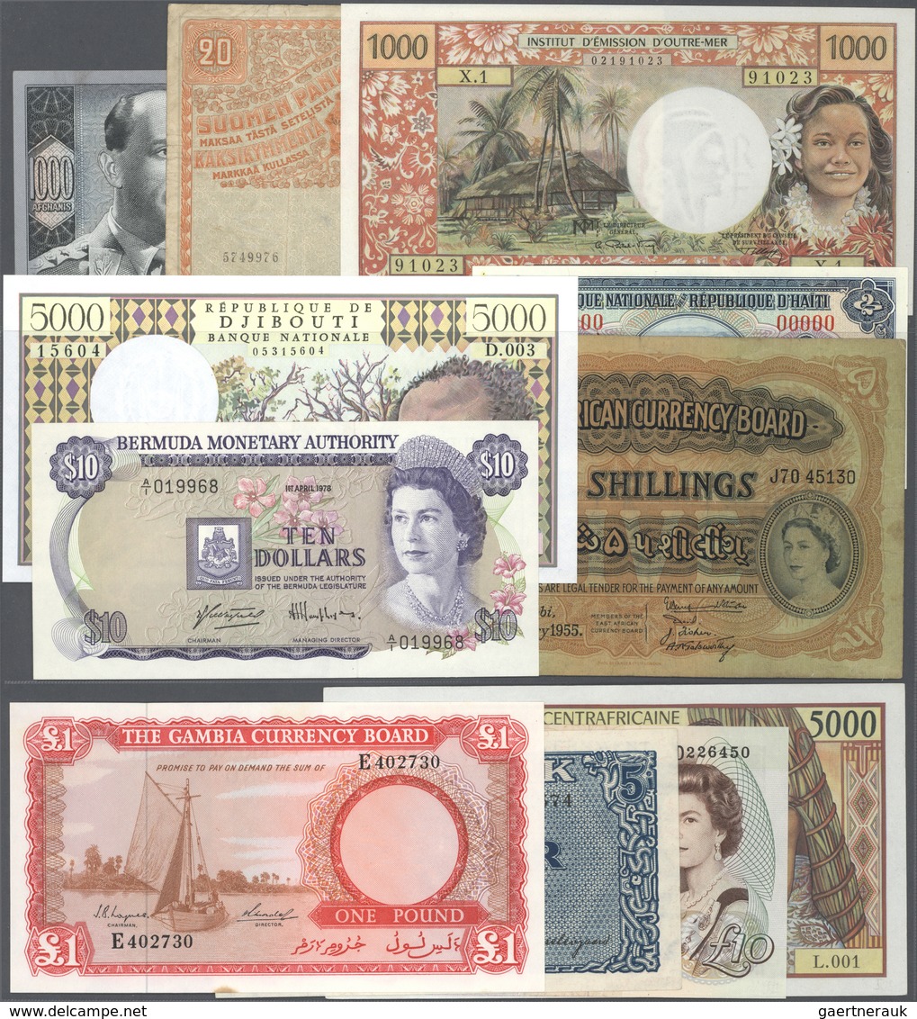 02908 Alle Welt: Large Lot Of About 300 Banknotes From All Over The World, Higher Catalog Value Up To 300 - Andere & Zonder Classificatie