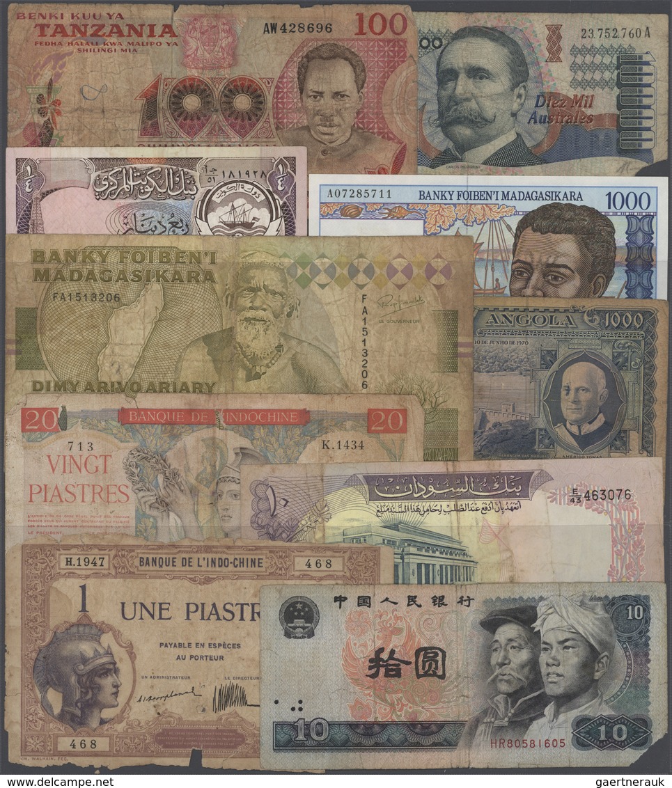 02909 Alle Welt: Giant Lot With More Than 10.000 Banknotes From All Over The World With A Lot Of Better No - Otros & Sin Clasificación