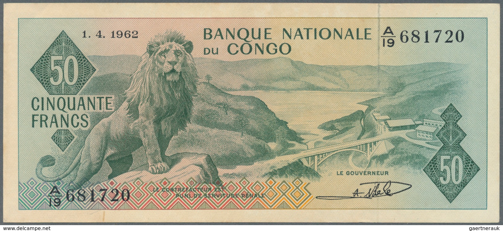 02938 Africa / Afrika: Collectors book with 110 Banknotes from Belgian Congo, Biafra, Botswana, Burundi, C