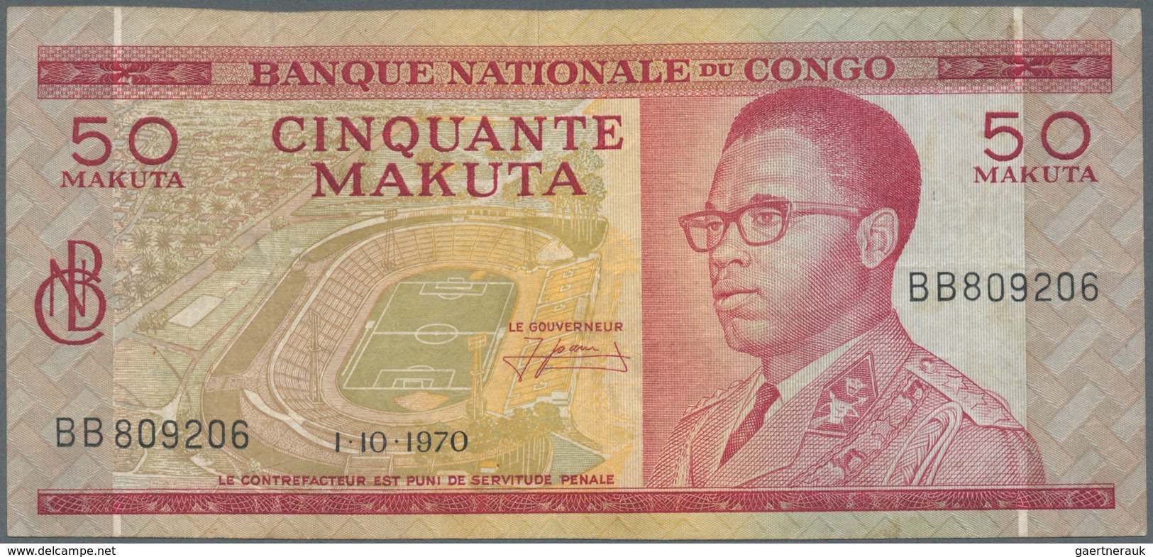 02938 Africa / Afrika: Collectors book with 110 Banknotes from Belgian Congo, Biafra, Botswana, Burundi, C