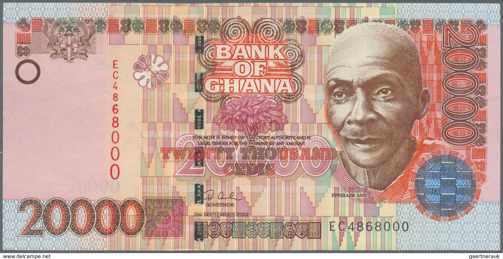 02941 Africa / Afrika: Collectors Book With 122 Banknotes From Eritrea, Gambia, Ghana, Equatorial Guinea, - Altri – Africa