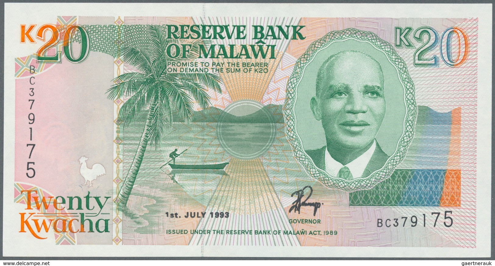 02942 Africa / Afrika: Collectors book with 126 Banknotes from Madagascar, Malawi, Mauritius, Mauritania,