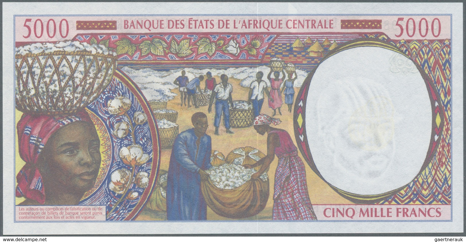 02945 Africa / Afrika: Collectors Book With 60 Banknotes From Equatorial Guinea, Chad And The Central Afri - Autres - Afrique