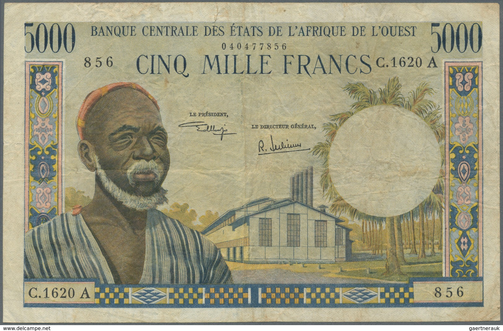 02947 Africa / Afrika: Collectors Book With 97 Banknotes From French West Africa, Ivory Coast, Burkina Fas - Andere - Afrika