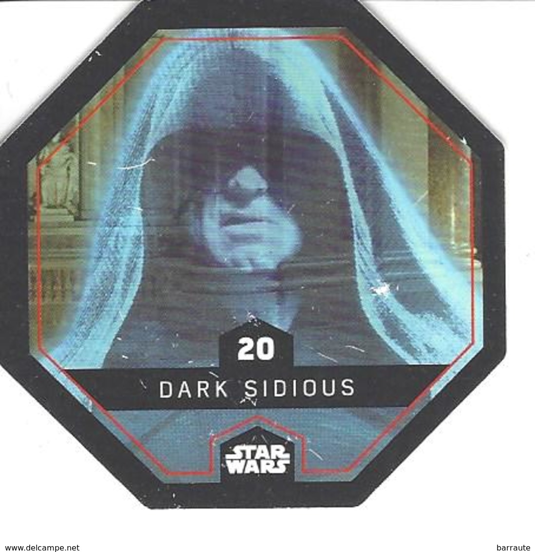 JETON LECLERC STAR WARS   N° 20 DARK SIDIOUS - Poder De La Fuerza