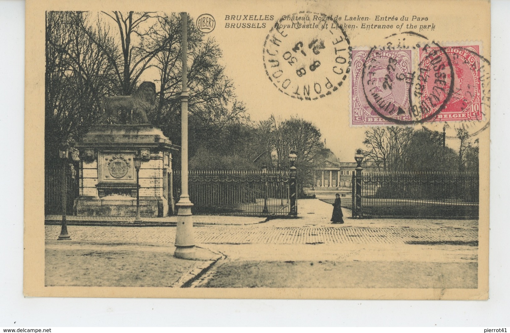 BELGIQUE - BRUXELLES - Château Royal De LAEKEN - Entrée Du Parc - Laeken