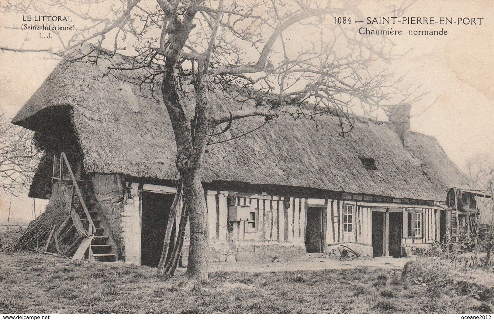 76  Saint Pierre En Port. Chaumiere Normande - Altri & Non Classificati