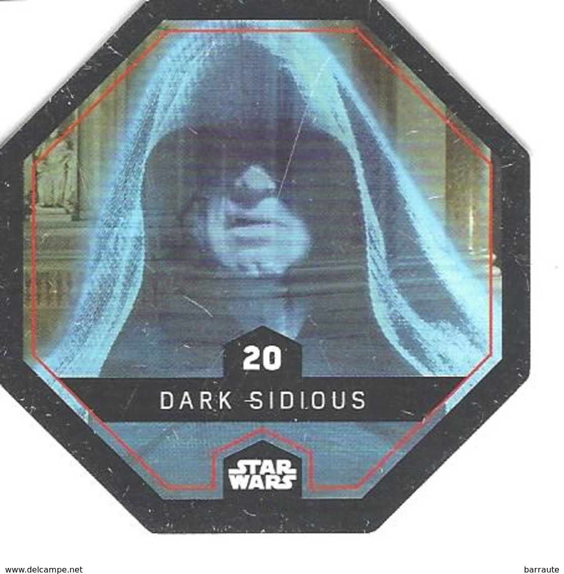 JETON LECLERC STAR WARS   N° 20 DARK SIDIOUS - Poder De La Fuerza