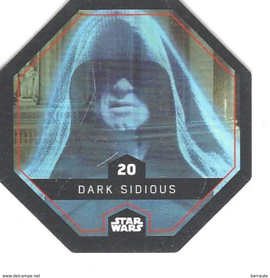 JETON LECLERC STAR WARS   N° 20 DARK SIDIOUS - Power Of The Force