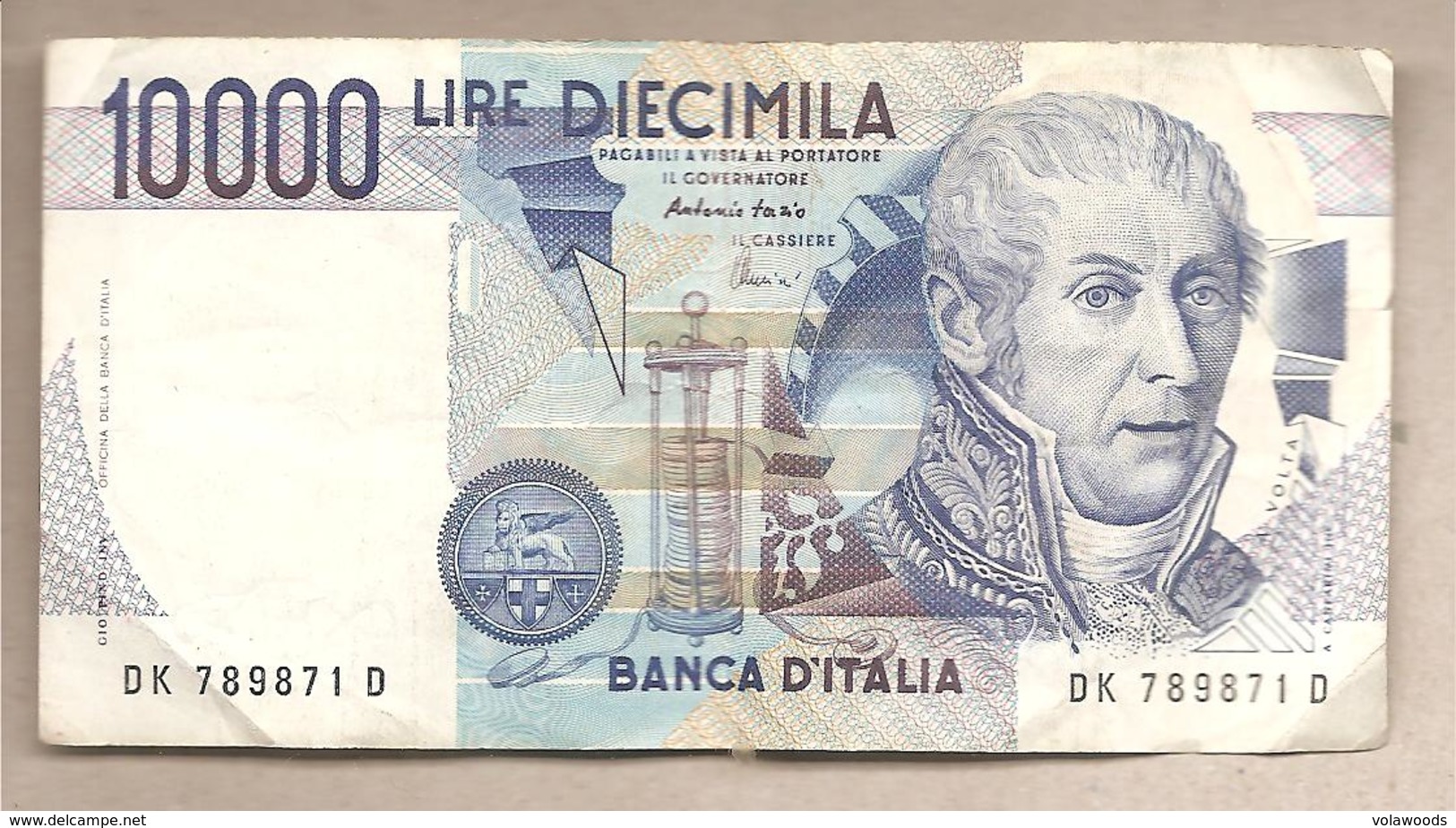 Italia - Banconota Circolata Da 10.000 Lire "Volta" P-112d - 1998 - 10000 Lire