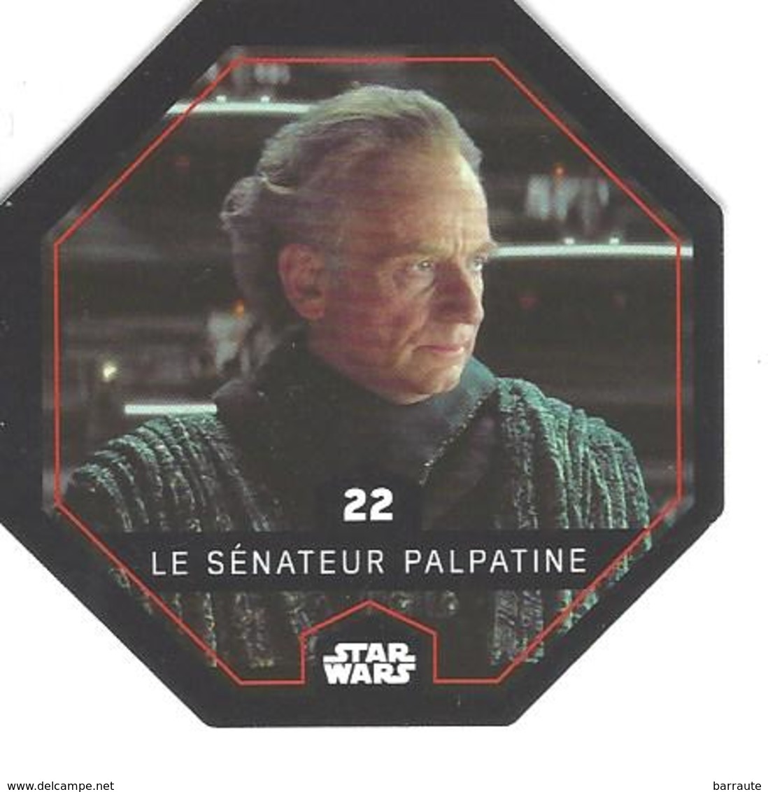 JETON LECLERC STAR WARS   N° 22 SENATEUR PALPATINE - Power Of The Force