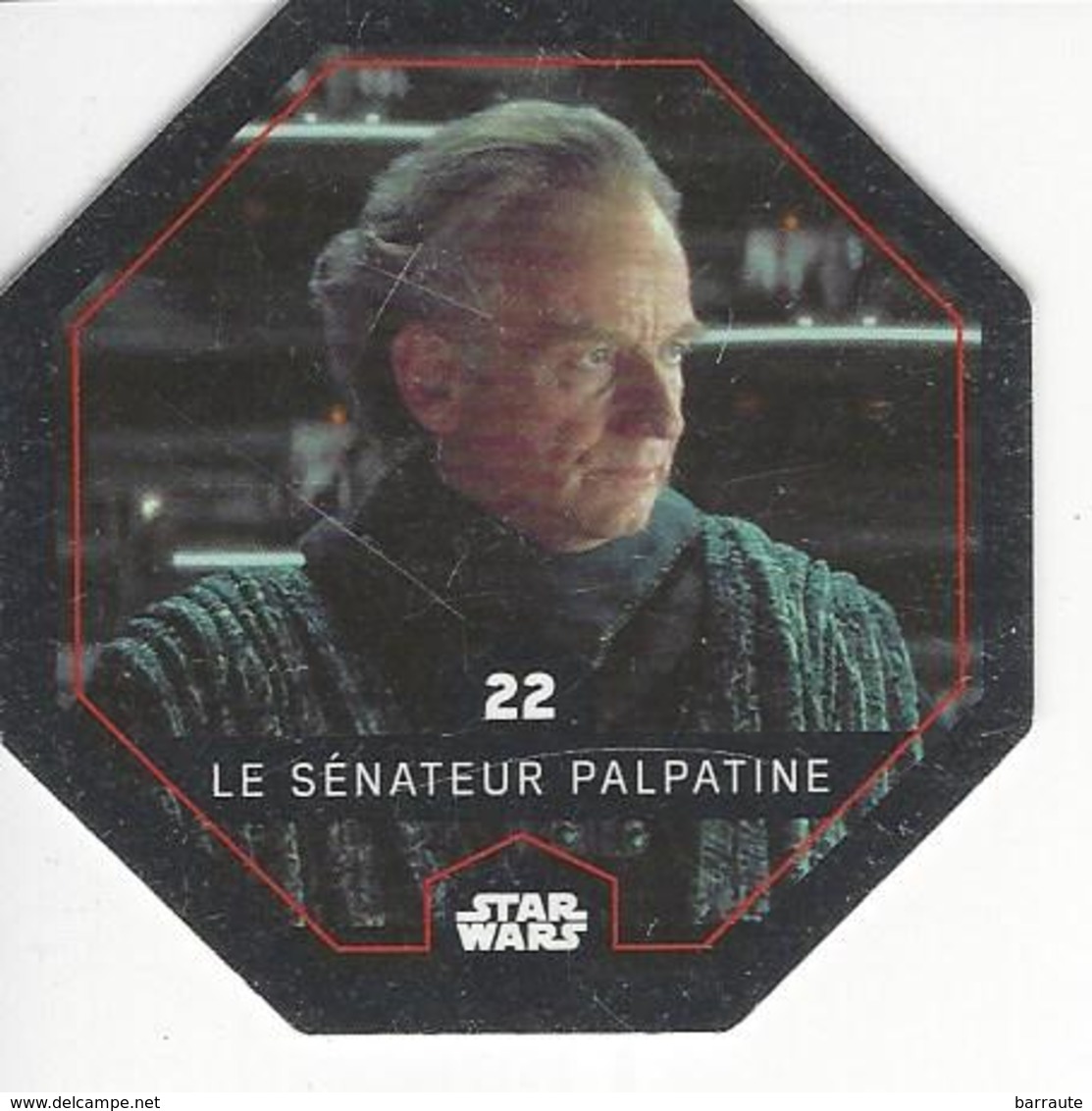 JETON LECLERC STAR WARS   N° 22 SENATEUR PALPATINE - Poder De La Fuerza