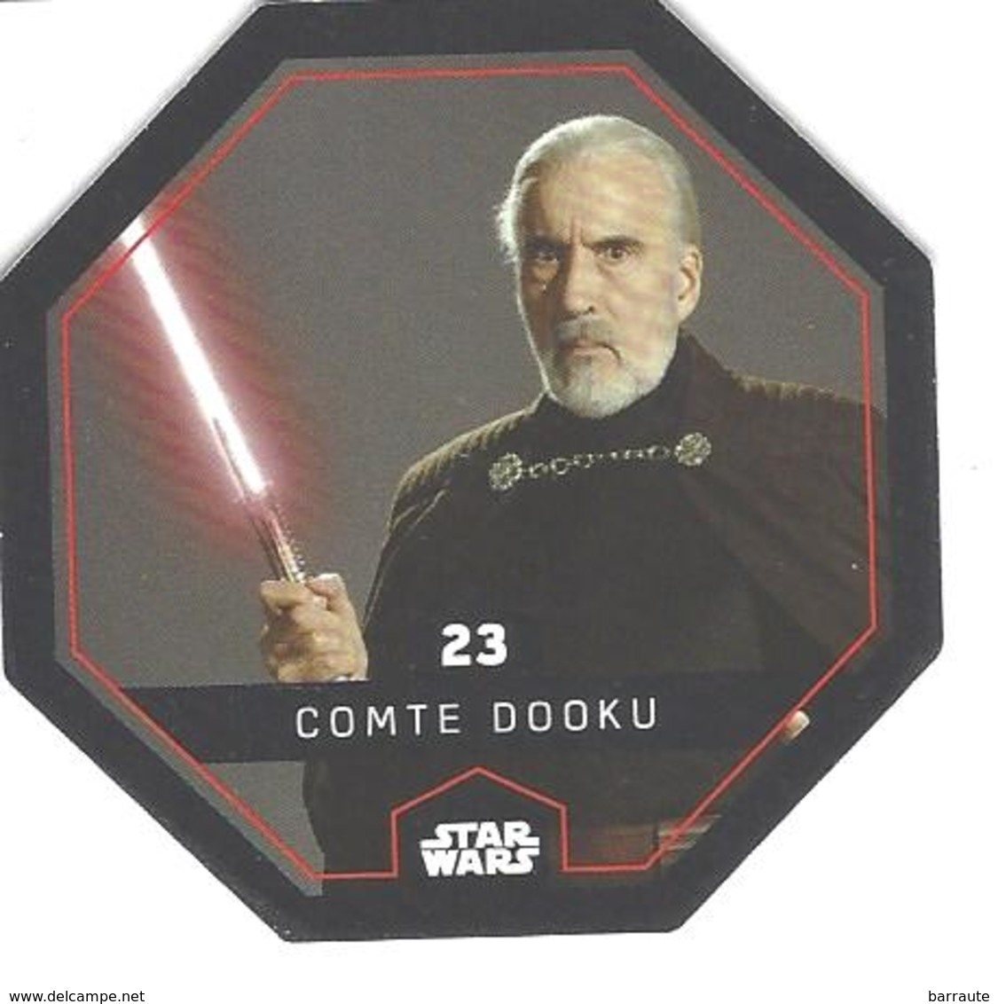 JETON LECLERC STAR WARS   N° 23 COMTE DOOKU - Poder De La Fuerza