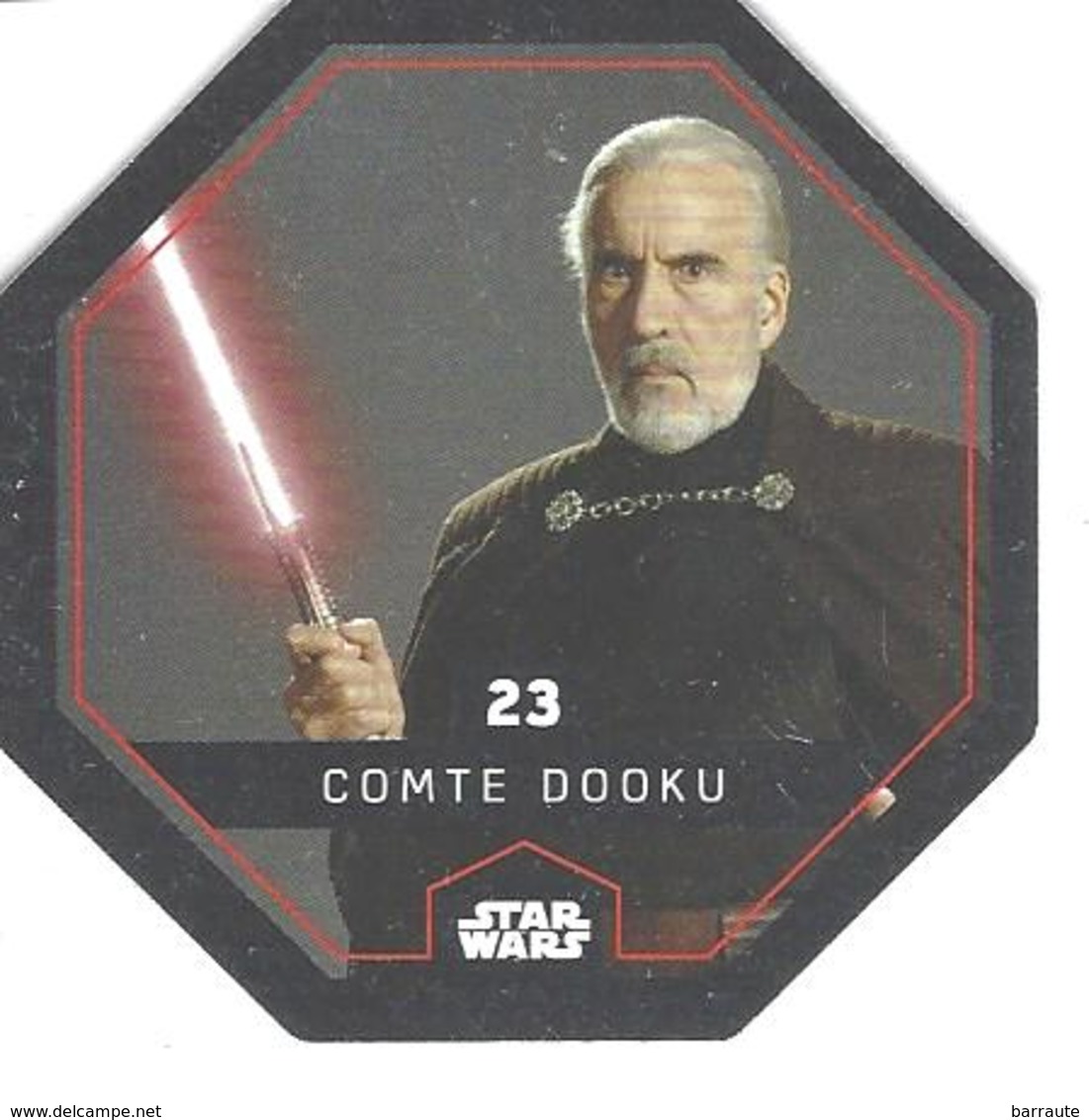 JETON LECLERC STAR WARS   N° 23 COMTE DOOKU - Power Of The Force