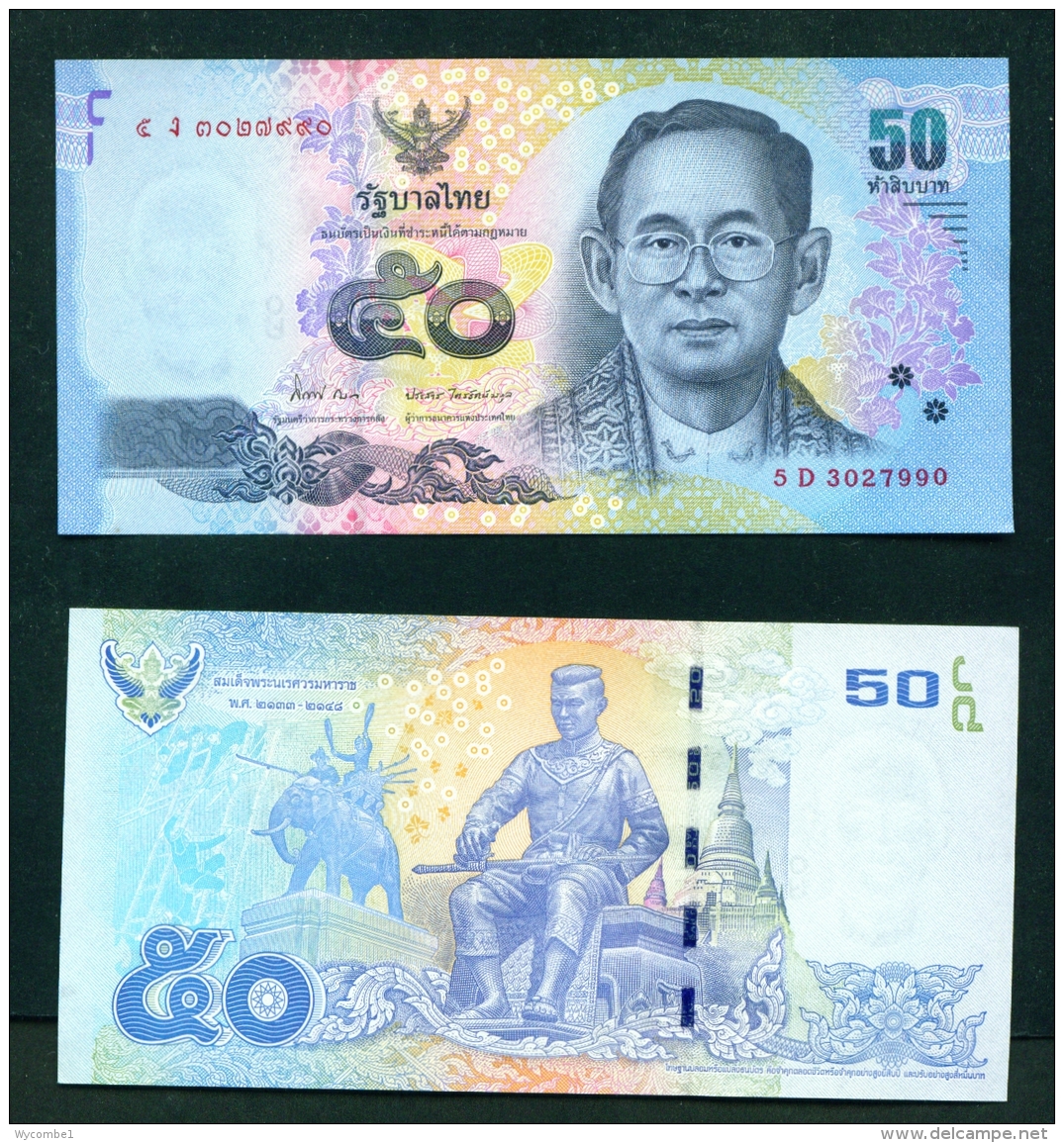 THAILAND  -  2011  50 Baht  UNC Banknote - Thailand