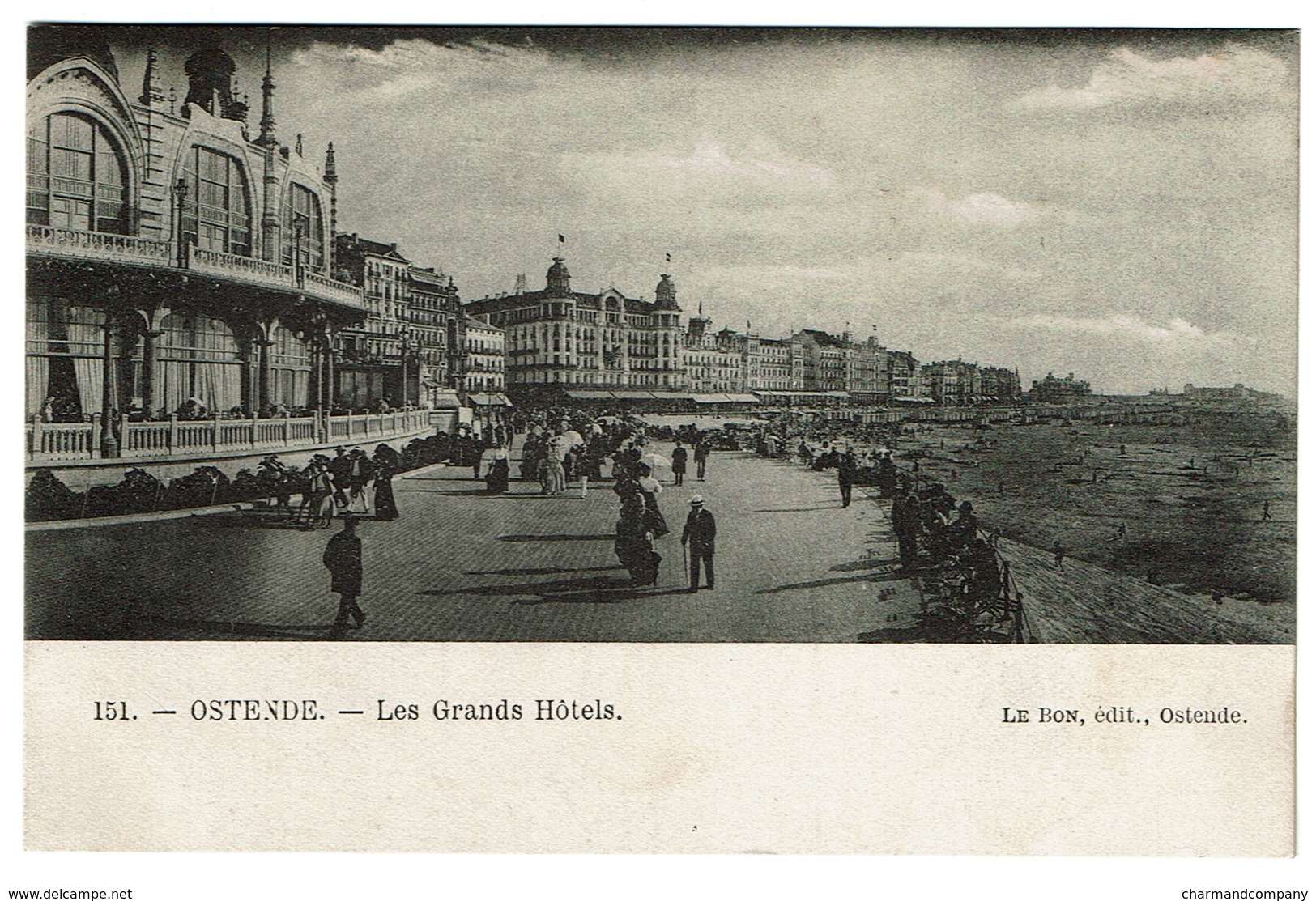 Ostende - Les Grands Hôtels - Edit. Le Bon N° 151 - 2 Scans - Oostende
