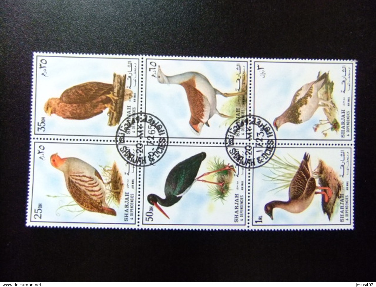 SHARJAH 1965 FAUNA PAJAROS Yvert FU - Sharjah